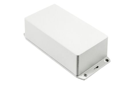 Hammond 1591 Series ABS General Purpose Enclosure, IP54, Flanged, 152 x 46 x 81mm [1591XXDFLGY]; 228-7329