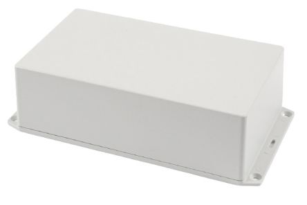 Hammond 1591 Series ABS General Purpose Enclosure, IP54, Flanged, 193 x 56 x 112mm [1591XXEFLGY]; 228-7332