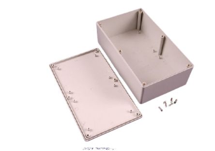 Hammond 1591 Series ABS General Purpose Enclosure, IP54, 193 x 56 x 112mm [1591XXEGY]; 228-7333