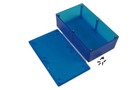Hammond 1591 Series ABS General Purpose Enclosure, IP54, 193 x 56 x 112mm [1591XXETBU]; 228-7334