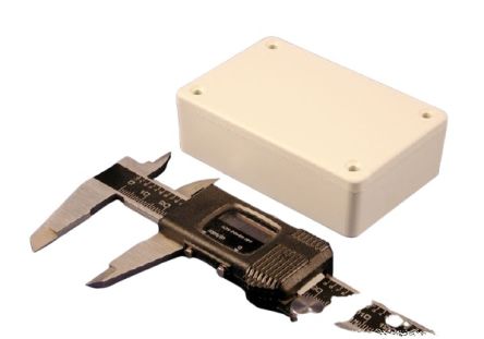 Hammond 1591 Series ABS General Purpose Enclosure, IP54, 86 x 36 x 23mm [1591XXMGY]; 228-7341