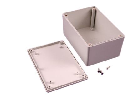 Hammond 1591 Series ABS General Purpose Enclosure, IP54, 122 x 56 x 81mm [1591XXTGY]; 228-7348