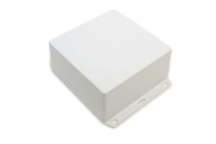 Hammond 1591 Series ABS General Purpose Enclosure, IP54, Flanged, 123 x 57 x 123mm [1591XXUFLGY]; 228-7354