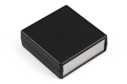 Hammond Black ABS Instrument Case, 75 x 74 x 27mm [1593ARALBK]; 228-7358