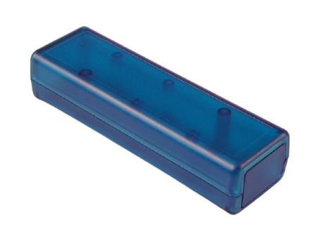 Hammond Transparent Blue ABS Instrument Case, 114 x 36 x 25mm [1593DTBU]; 228-7370