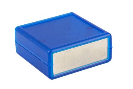 Hammond Transparent Blue ABS Instrument Case, 66 x 66 x 28mm [1593KALTBU]; 228-7374
