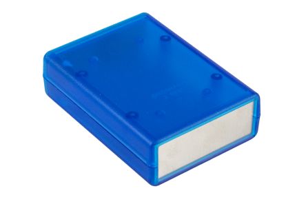 Hammond Transparent Blue ABS Instrument Case, 91 x 66 x 28mm [1593LALTBU]; 228-7376