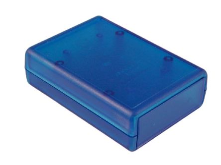 Hammond Transparent Blue ABS Instrument Case, 91 x 66 x 28mm [1593LTBU]; 228-7377