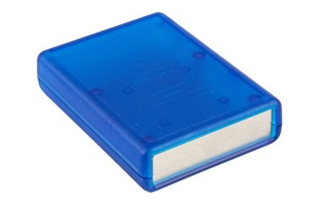 Hammond Transparent Blue ABS Instrument Case, 91 x 66 x 21mm [1593SALTBU]; 228-7387