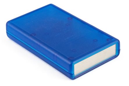 Hammond Transparent Blue ABS Instrument Case, 112 x 66 x 21mm [1593TALTBU]; 228-7391