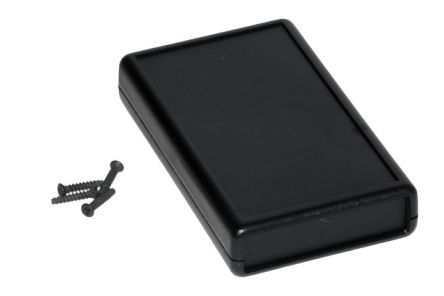 Hammond Black ABS Instrument Case, 112 x 66 x 21mm [1593TBK]; 228-7392