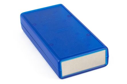 Hammond Transparent Blue ABS Instrument Case, 140 x 66 x 28mm [1593XALTBU]; 228-7403