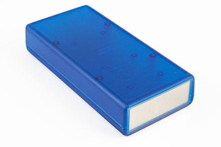 Hammond Transparent Blue ABS Instrument Case, 140 x 66 x 28mm [1593YALTBU]; 228-7405