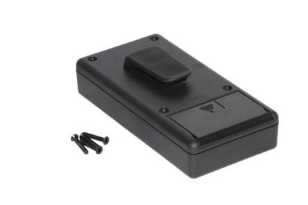 Hammond ABS Hand Held Enclosure, IP54, 130 x 65 x 25mm [1599BBKBATCP]; 228-7409