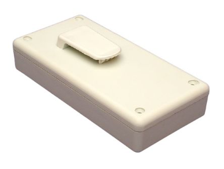 Hammond ABS Hand Held Enclosure, IP54, 130 x 65 x 25mm [1599BGYBATCP]; 228-7411