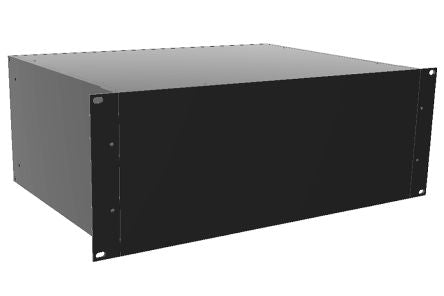 Hammond Black Aluminium Instrument Case, 178 x 422 x 330mm [RM4U1913SBK]; 228-7469