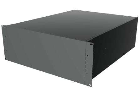 Hammond Black Aluminium Instrument Case, 178 x 422 x 59mm [RM4U1922SBK]; 228-7473