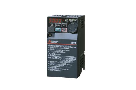 Mitsubishi Electric Inverter Module, 0.2 kW, 1 Phase, 240 V, 1.5 A, FR-E800 Series [FR-E820S-0015-4-60]; 228-7786
