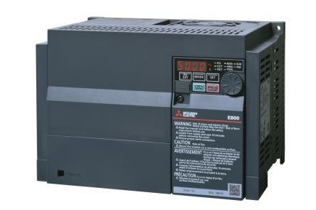 Mitsubishi Electric Inverter Module, 5.5 kW, 3 Phase, 480 V, 12 A, FR-E800 Series [FR-E840-0120-4-60]; 228-7796