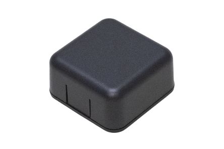 Hammond 1551SNAP Series Plastic General Purpose Enclosure, IP30, 40 x 40 x 20mm [1551SNAP1BK]; 228-7812