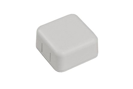Hammond 1551SNAP Series Plastic General Purpose Enclosure, IP30, 40 x 40 x 20mm [1551SNAP1GY]; 228-7813
