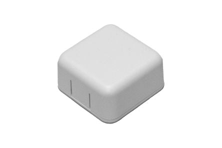Hammond 1551SNAP Series Plastic General Purpose Enclosure, IP30, 40 x 40 x 20mm [1551SNAP1WH]; 228-7814