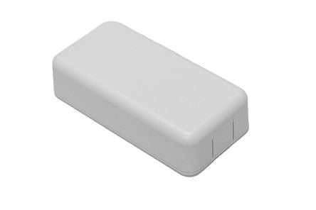 Hammond 1551SNAP Series White Plastic General Purpose Enclosure, IP30, White Lid, 40 x 80 x 20mm [1551SNAP2WH]; 228-7817