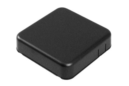 Hammond 1551SNAP Series Plastic General Purpose Enclosure, IP30, 80 x 80 x 20mm [1551SNAP4BK]; 228-7821