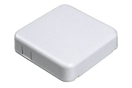 Hammond 1551SNAP Series White Plastic General Purpose Enclosure, IP30, 80 x 80 x 20mm [1551SNAP4WH]; 228-7823