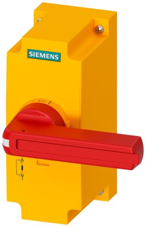 Siemens Red/Yellow Handle Padlockable, SENTRON Series [3KF9301-2AA00]; 228-8120