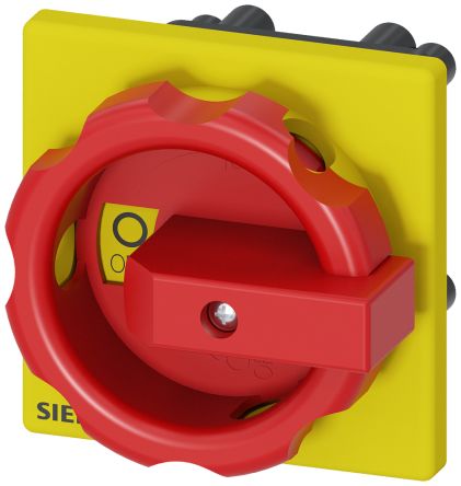 Siemens Red/Yellow Rotary Handle, SENTRON Series [3LD9344-5C]; 228-8159