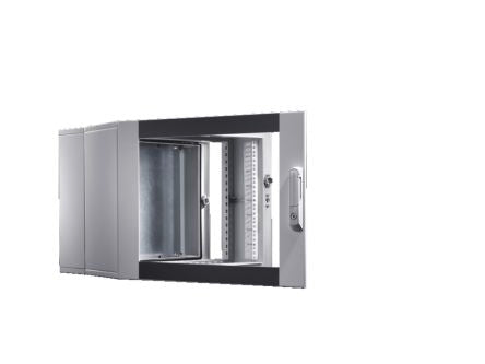 Rittal EL Series Steel Wall Box, IP55, Viewing Window, 478 mm x 600 mm x 373mm [2249605]; 228-9310