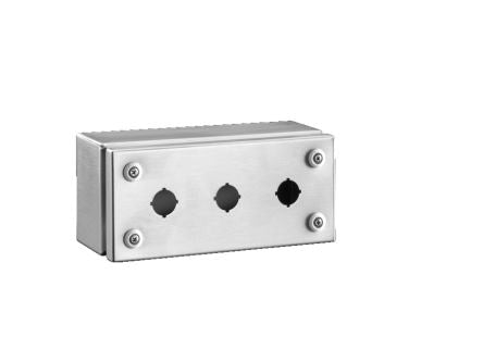 Rittal SM Series 304 Stainless Steel Wall Box, IP66, 100 mm x 220 mm x 90mm [2384030]; 228-9325