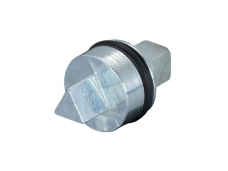 Rittal Silver Die Cast Zinc Lock Insert [2460650]; 228-9333