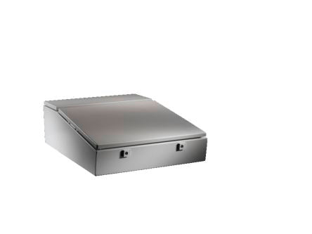 Rittal TP Series Sheet Steel Single-Door-Door Floor Standing Enclosure, Opaque Door, IP55, 235 x 800 x 700mm [6711500]; 228-9375