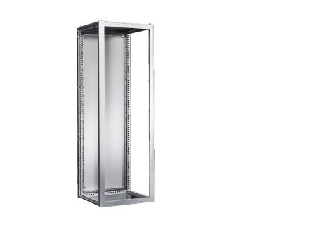 Rittal VX Series Sheet Steel Single-Door-Door Floor Standing Enclosure, Opaque Door, 1600 x 600 x 800mm [8418000]; 228-9453