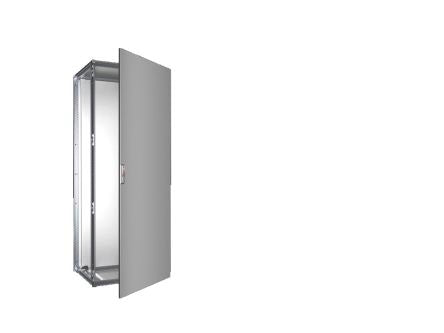 Rittal VX Series Stainless Steel Single-Door-Door Floor Standing Enclosure, Opaque Door, IP66, 2000 x 800 x 600mm [8458000]; 228-9456