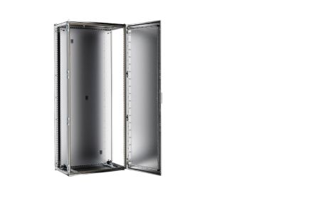 Rittal VX25 Series Sheet Steel Single-Door-Door Floor Standing Enclosure, Opaque Door, IP55, 2000 x 800 x 600mm [8807010]; 228-9461