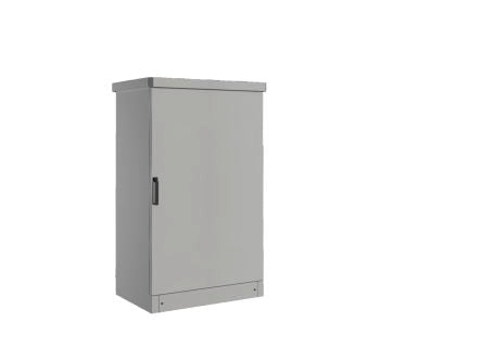 Rittal CS Series Aluminium Single-Door-Door Floor Standing Enclosure, Opaque Door, IP55, 1200 x 800 x 500mm [9783610]; 228-9487