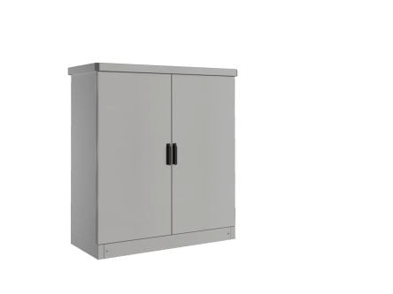 Rittal CS Series Aluminium Double-Door-Door Floor Standing Enclosure, Opaque Door, IP55, 1112 x 512 x 449mm [9784540]; 228-9488
