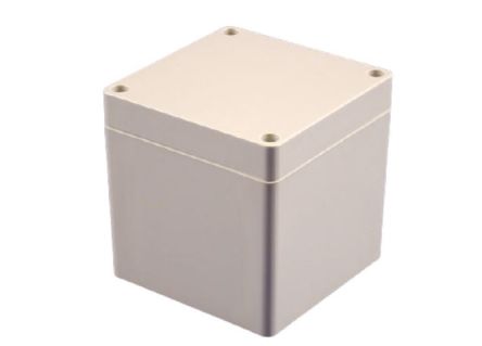 Hammond 1554 Series Polycarbonate Enclosure, IP68, 3.5 x 3.5 x 3.5in [1554EE2GY]; 229-1023