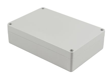 Hammond 1554 Series Polycarbonate Enclosure, IP68, 7.1 x 4.7 x 1.8in [1554HL2GY]; 229-1032