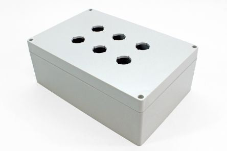 Hammond 1554pb Series Polycarbonate Enclosure, IP66, 9.45 x 6.3 x 3.54in [1554MPB6]; 229-1058