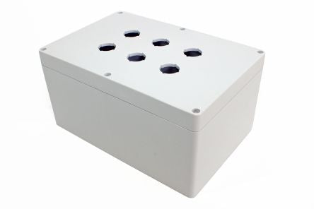Hammond 1554pb Series Polycarbonate Enclosure, IP66, 9.45 x 6.3 x 4.72in [1554MPB6B]; 229-1060