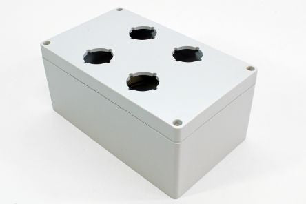 Hammond 1554pb Series Polycarbonate Enclosure, IP66, 7.87 x 4.72 x 3.56in [1554PB4]; 229-1071