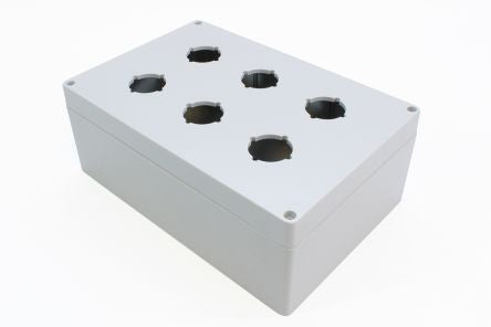 Hammond 1554pb Series Polycarbonate Enclosure, IP66, 9.45 x 6.3 x 3.54in [1554PB6]; 229-1072
