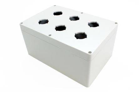 Hammond 1554pb Series Polycarbonate Enclosure, IP66, 9.45 x 6.3 x 4.72in [1554PB6B]; 229-1074