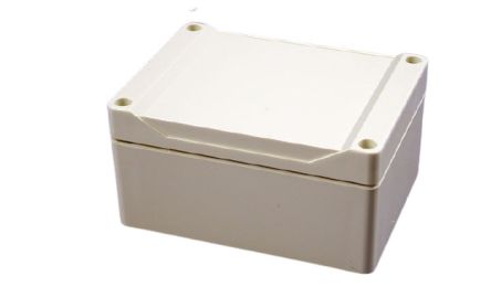 Hammond 1555F Series Polycarbonate Enclosure, IP68, 4.7 x 3.5 x 2.4in [1555F2GY]; 229-1143