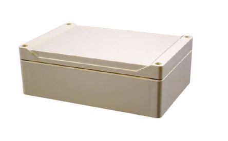 Hammond 1555 Series Polycarbonate Enclosure, IP68, 7.1 x 4.7 x 2.4in [1555H2GY]; 229-1149