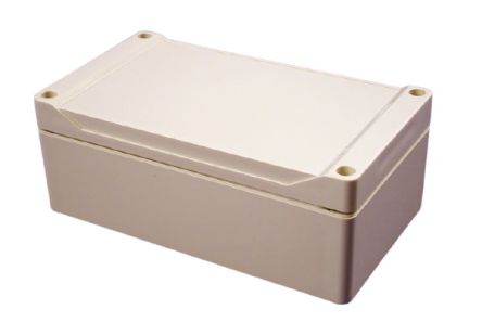 Hammond 1555 Series Polycarbonate Enclosure, IP68, 6.3 x 3.5 x 2.4in [1555J2GY]; 229-1153